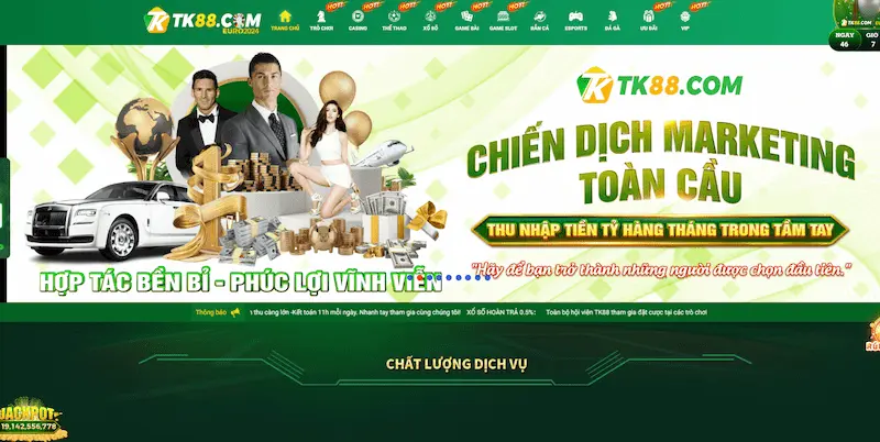 Những cái tên vàng luôn tặng tiền cược cho người chơi