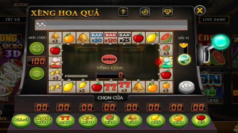 Nổ hũ Xèng hoa quả là một dạng game thú vị có mức thưởng cao